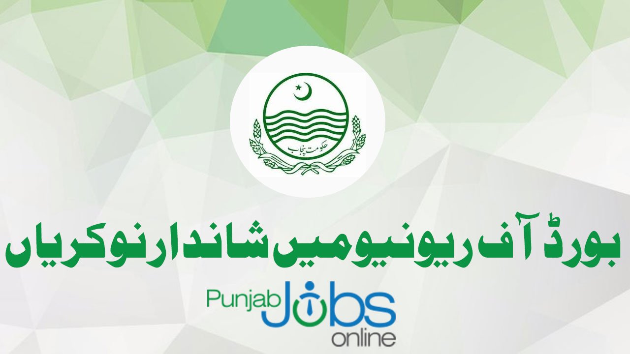 Board of Revenue BOR Punjab Jobs